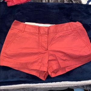Chino city fit J.crew red shorts